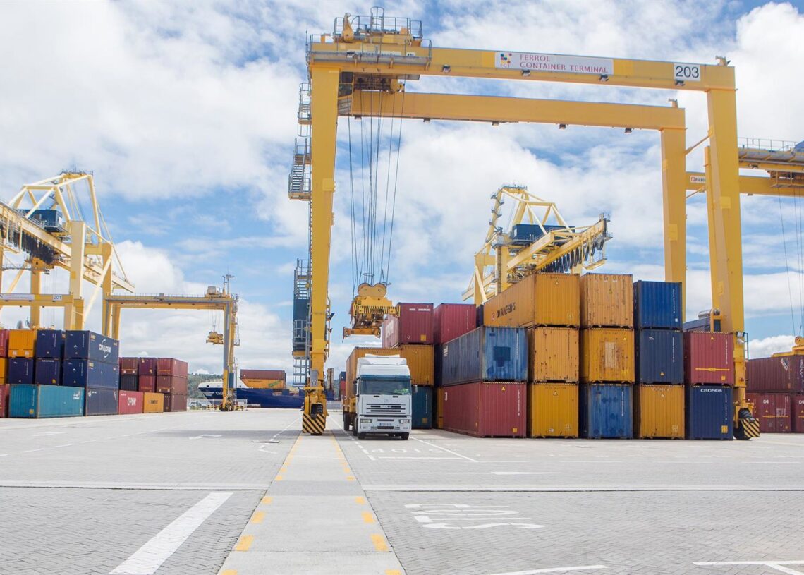 Archivo - Terminal de contenedores del Puerto de FerrolPUERTOS DEL ESTADO - Archivo