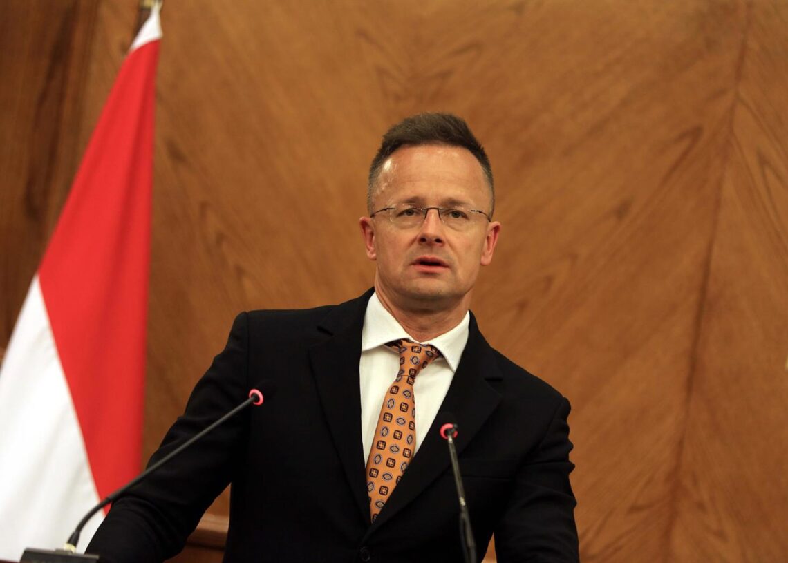 Archivo - Peter Szijjarto, ministro de Asuntos Exteriores de Hugría.Europa Press/Contacto/Mohammad Abu Ghosh - Archivo