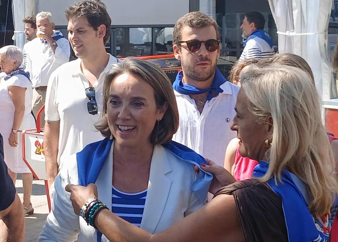 Archivo - La secretaria general del PP, Cuca Gamarra, en las fiestas de BilbaoEUROPA PRESS - Archivo