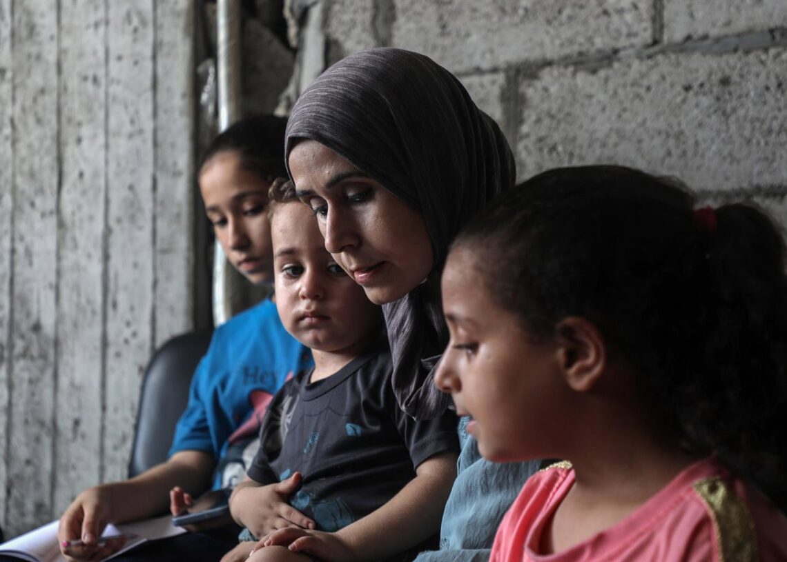 Imagen de archivo de desplazados en la Franja de Gaza Europa Press/Contacto/Rizek Abdeljawad