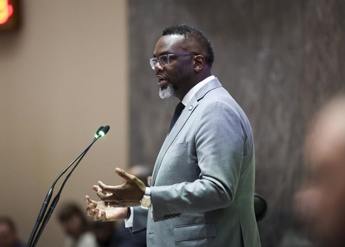 Brandon Johnson, alcalde de ChicagoEuropa Press/Contacto/Eileen T. Meslar