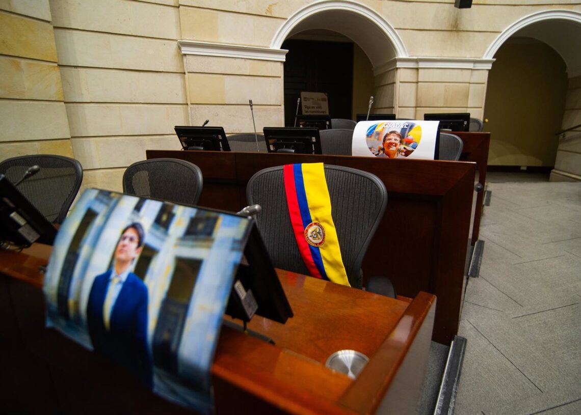 Homenaje póstumo al senador colombiano Miguel Uribe Turbay tras su asesinatoSebastian Barros / Zuma Press / ContactoPhoto