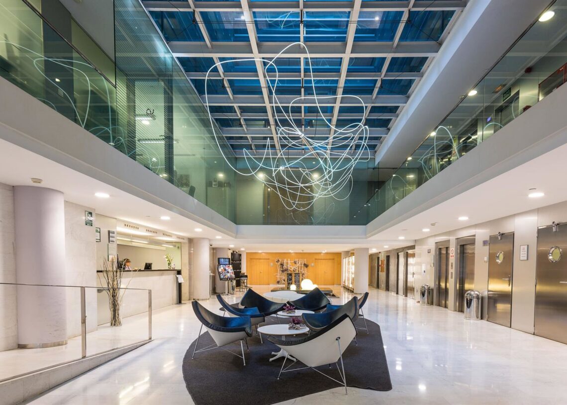 Archivo - Recepción de Sercotel Caspe en la ciudad de Barcelona.SERCOTEL HOTEL GROUP - Archivo