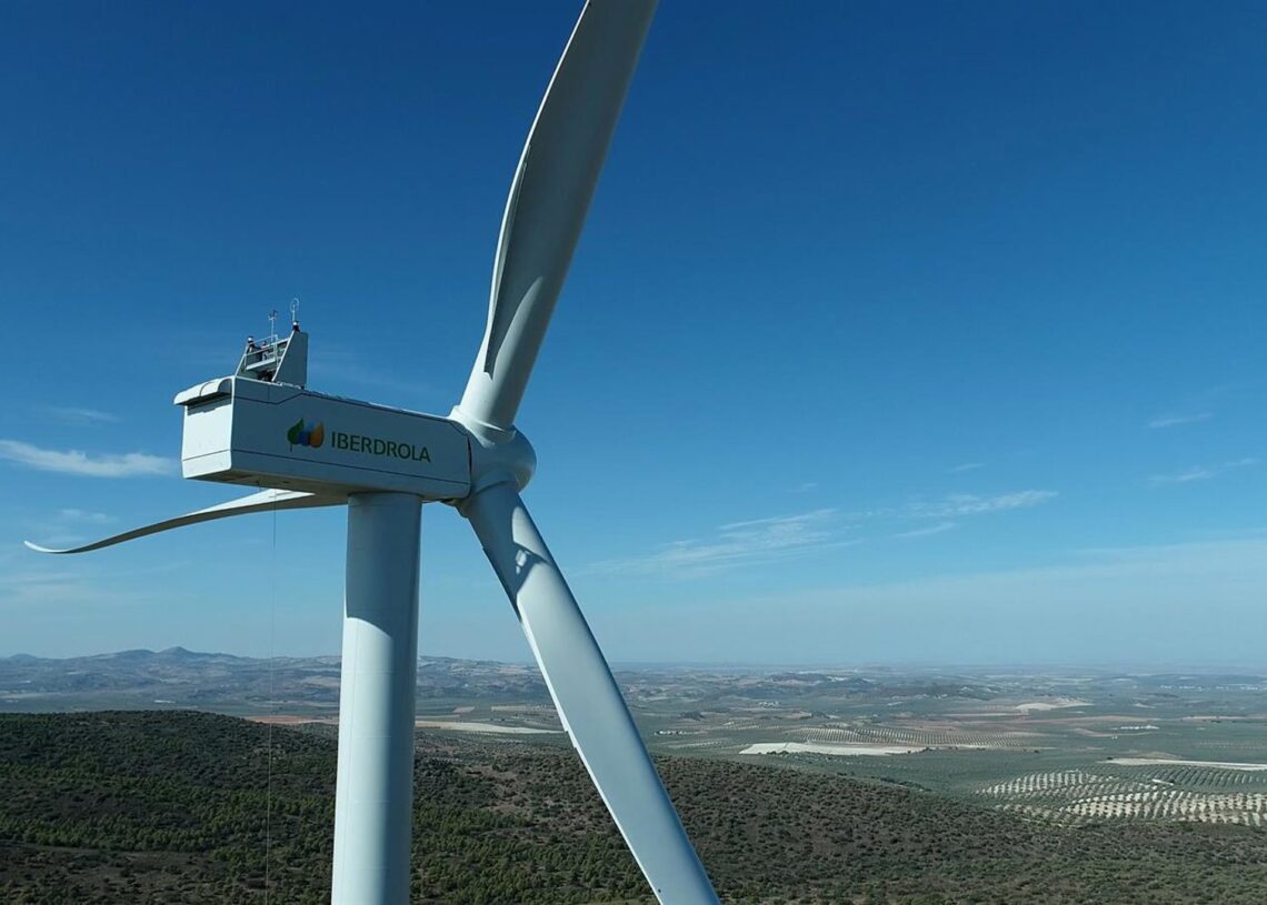 Archivo - Turbina eólica de IberdrolaIBERDROLA - Archivo