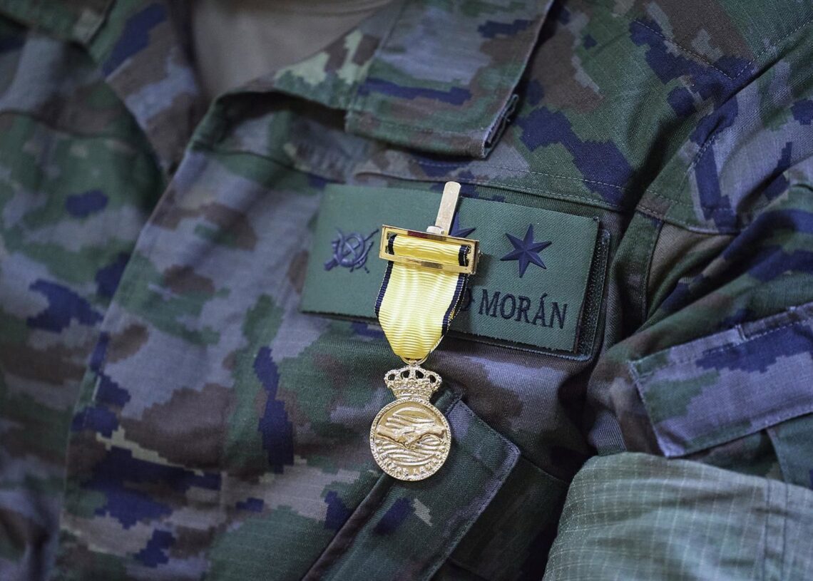 Condecoraciones a la Brigada ‘Guadarrama’ XII, en la base Militar ‘El Goloso’, a 25 de agosto de 2025, en Madrid (España) por su participación en las labores de apoyo con motivo de la dana en Valencia.Jesús Hellín - Europa Press