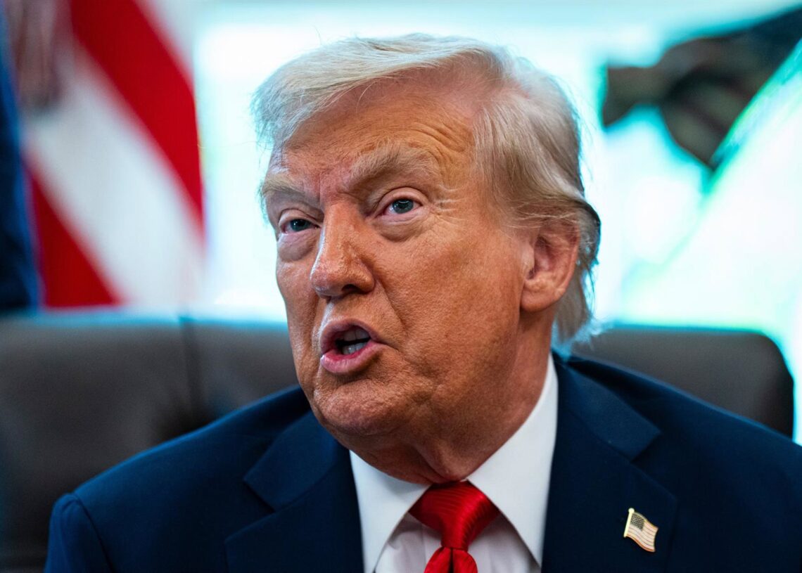 El presidente de Estados Unidos, Donald Trump, durante una comparecencia ante la prensa en la Casa Blanca (archivo)Europa Press/Contacto/Al Drago - Pool via CNP