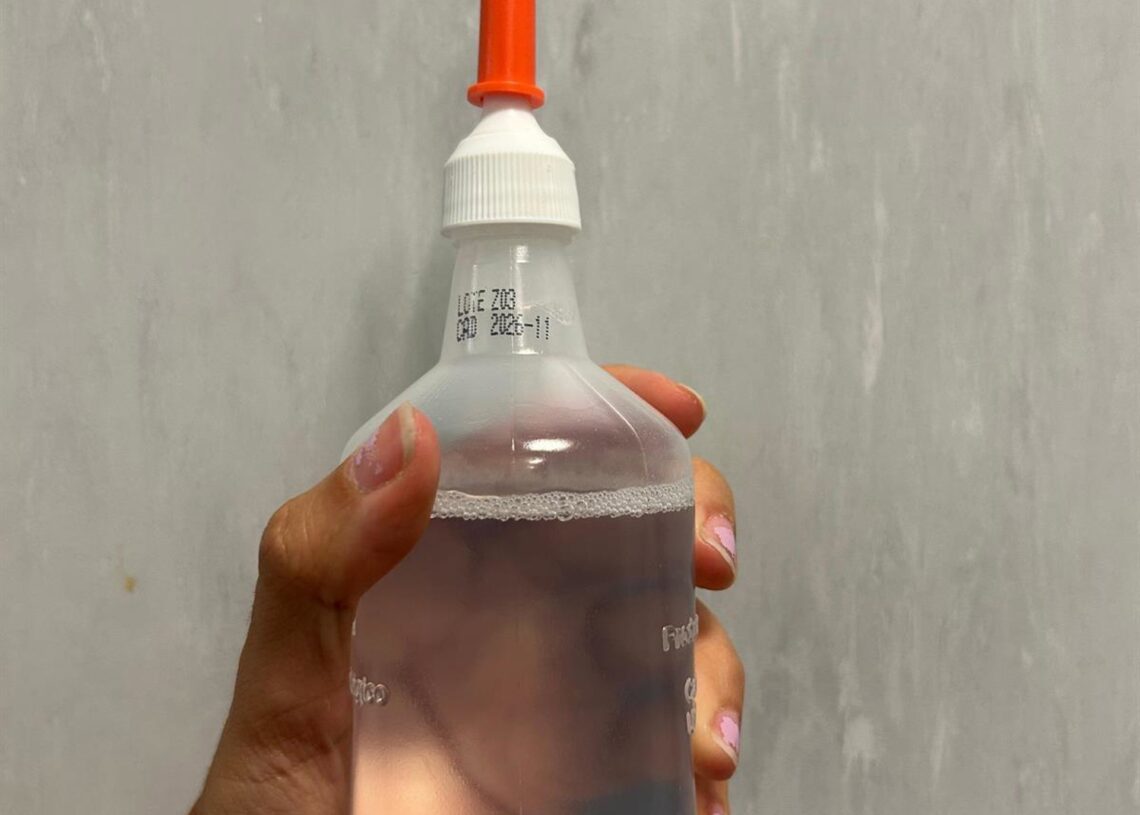 Imagen de recurso de un enema.CONSEJO GENERAL DE ENFERMERÍA