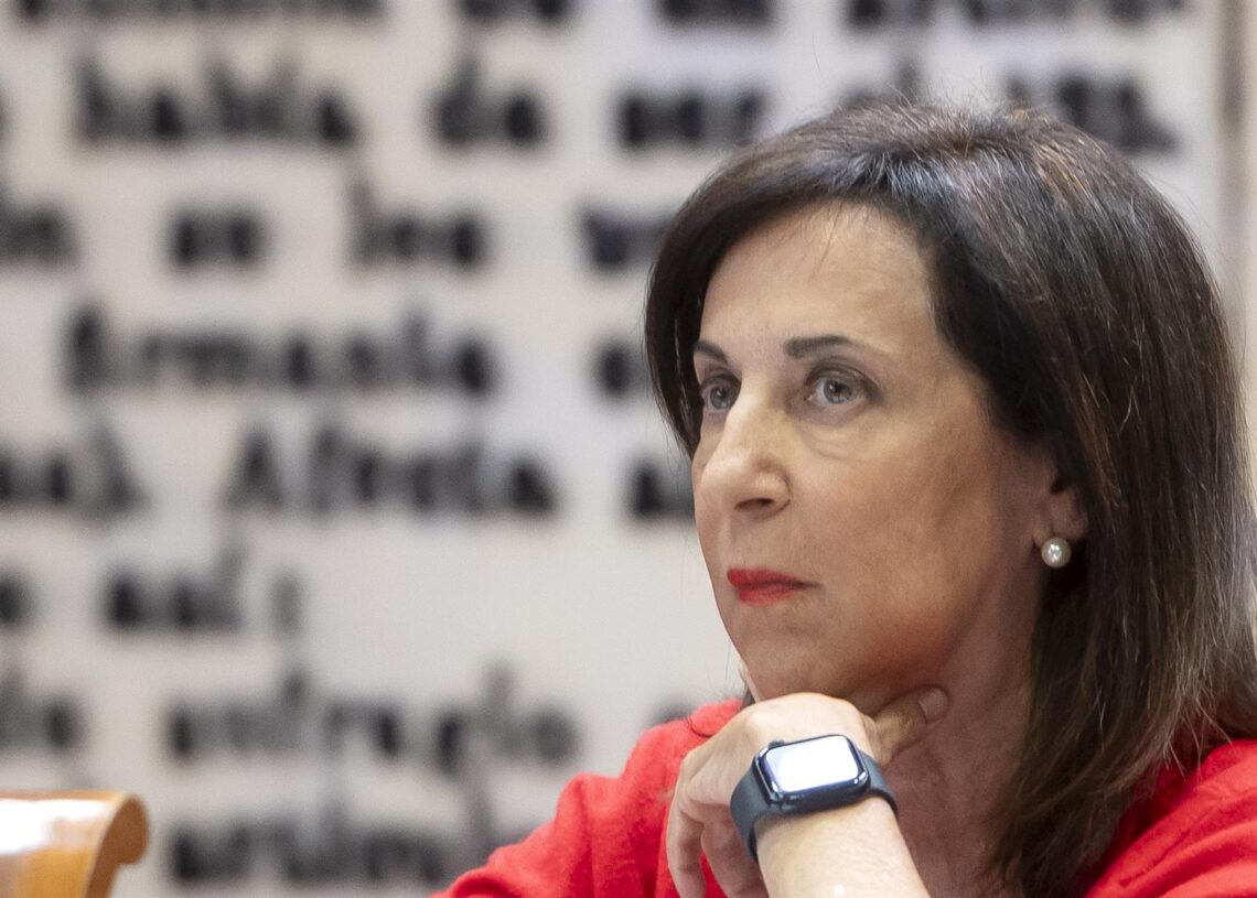 La ministra de Defensa, Margarita Robles, comparece ante la Comisión de Defensa, en el Senado, a 26 de agosto de 2025, en Madrid (España). Alberto Ortega - Europa Press