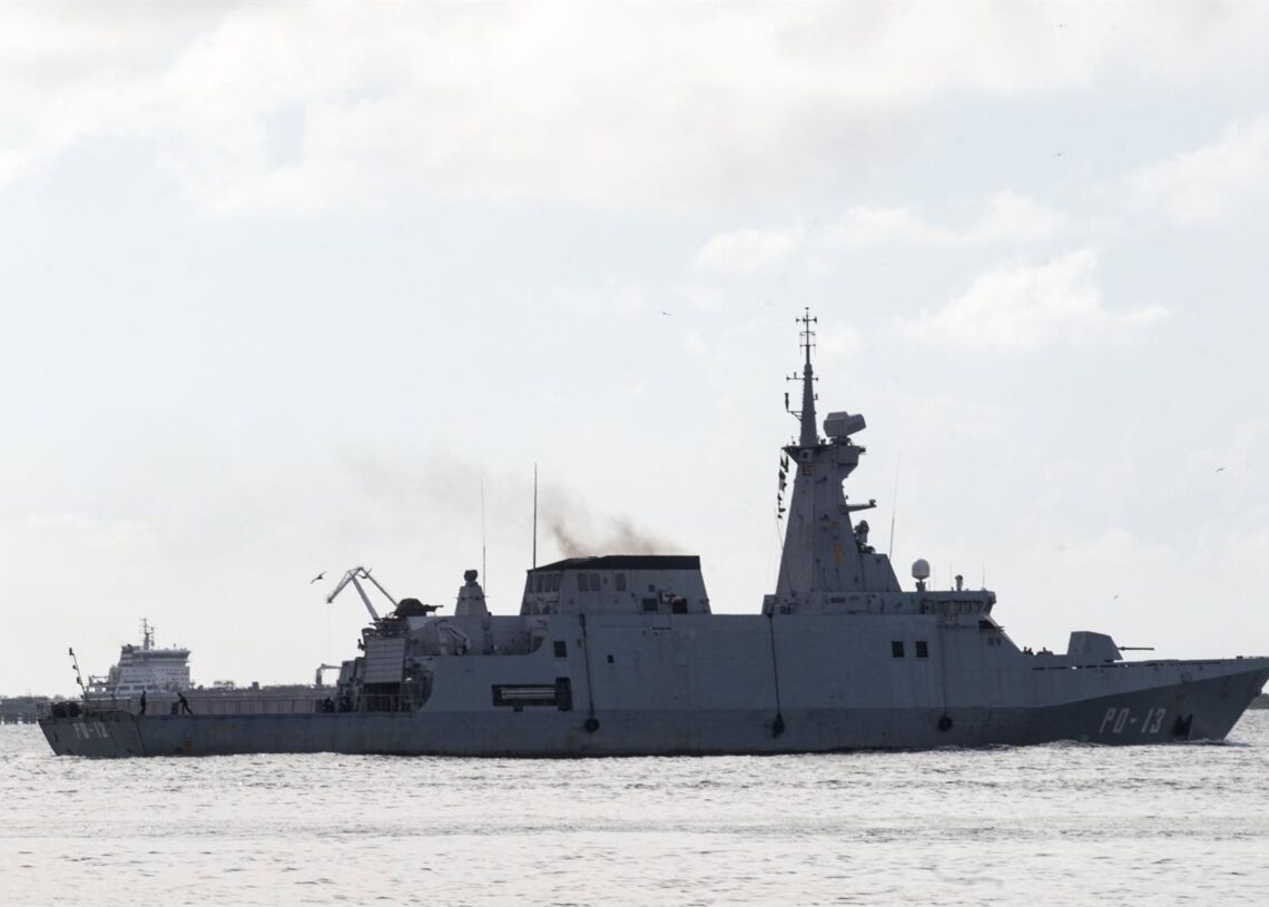 Archivo - Imagen de archivo de un buque de guerra frente a las costas de VenezuelaEuropa Press/Contacto/Juan Carlos Hernandez