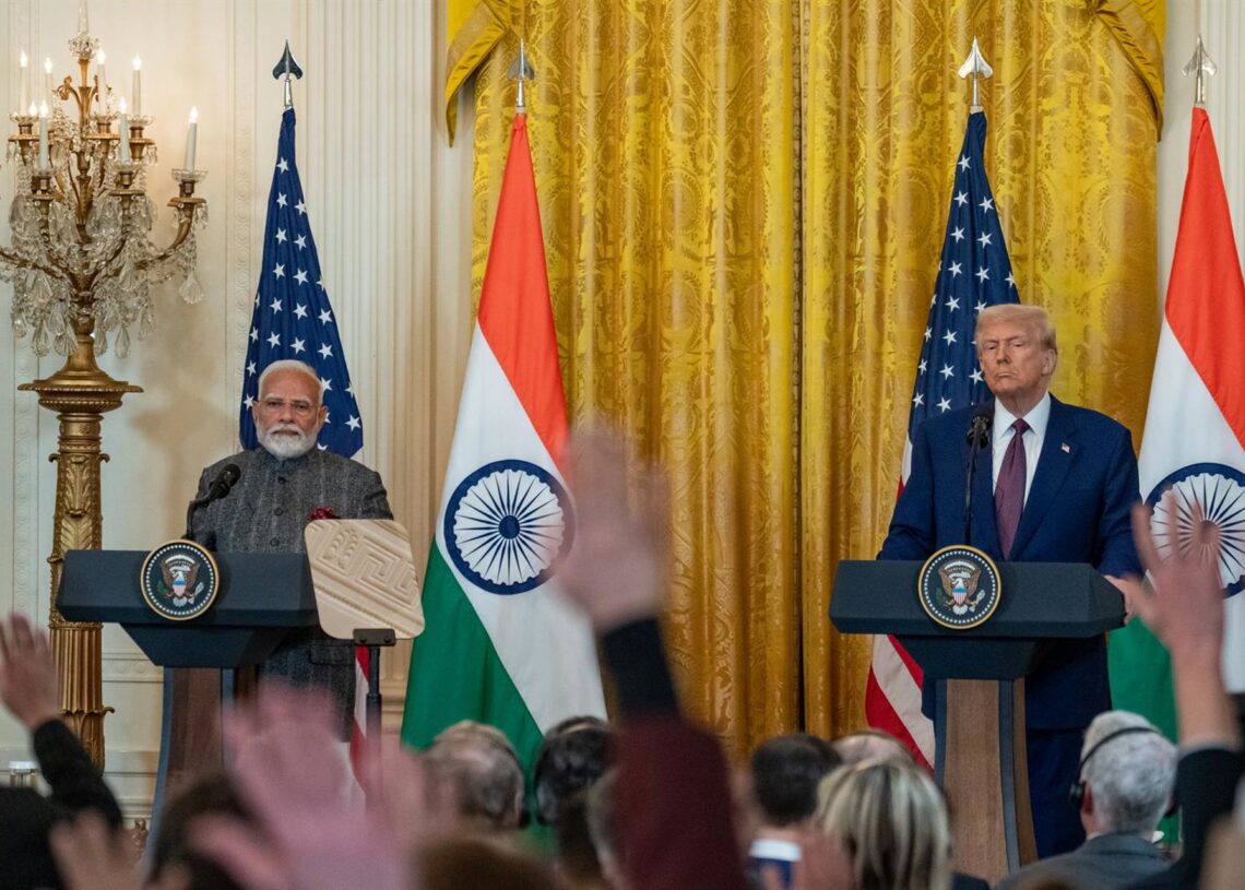Archivo - Los líderes de India y Estados Unidos, Narendra Modi y Donald Trump, respectivamenteEuropa Press/Contacto/White House - Archivo