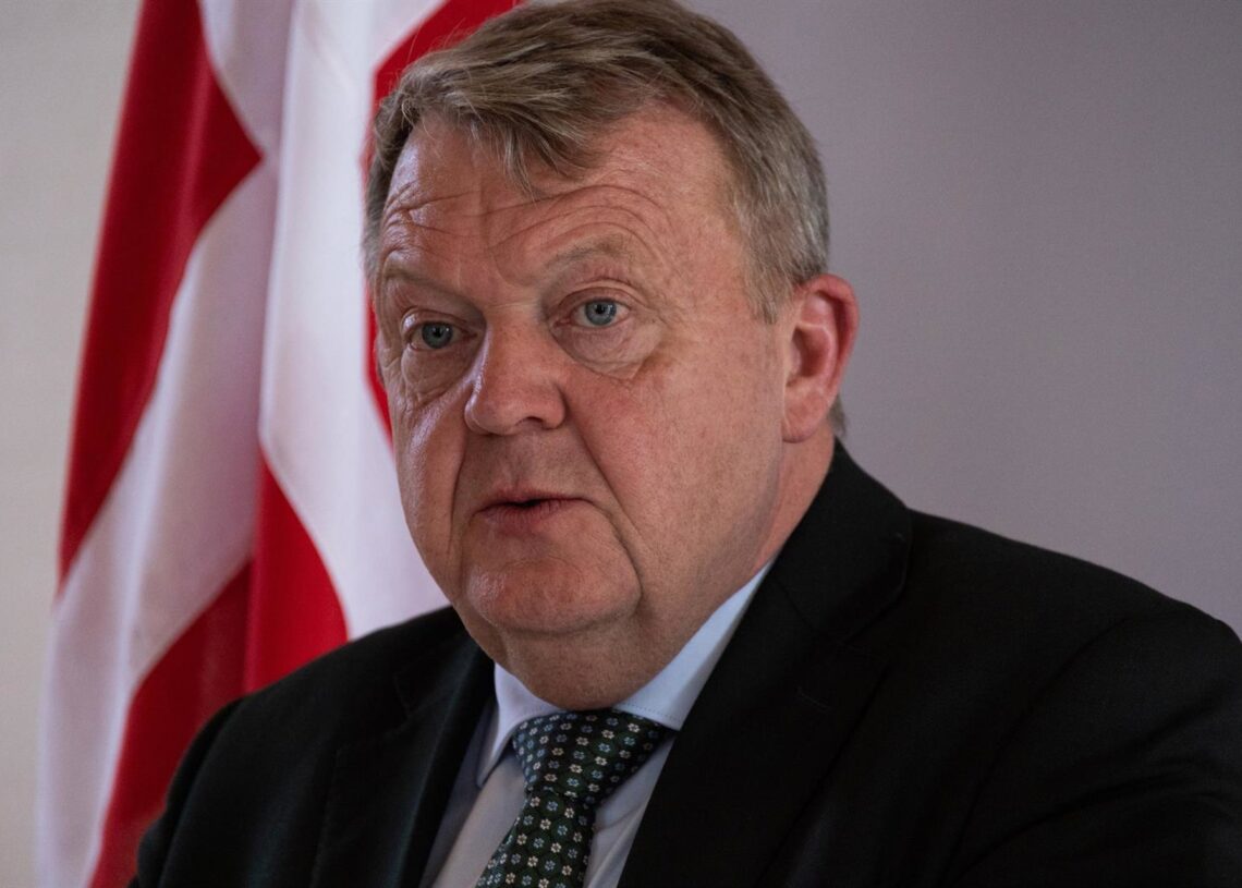 Archivo - El ministro de Exteriores de Dinamarca, Lars Lokke Rasmussen, durante una rueda de prensa en la capital, Copenhague (archivo)Europa Press/Contacto/Kristian Tuxen Ladegaard Ber