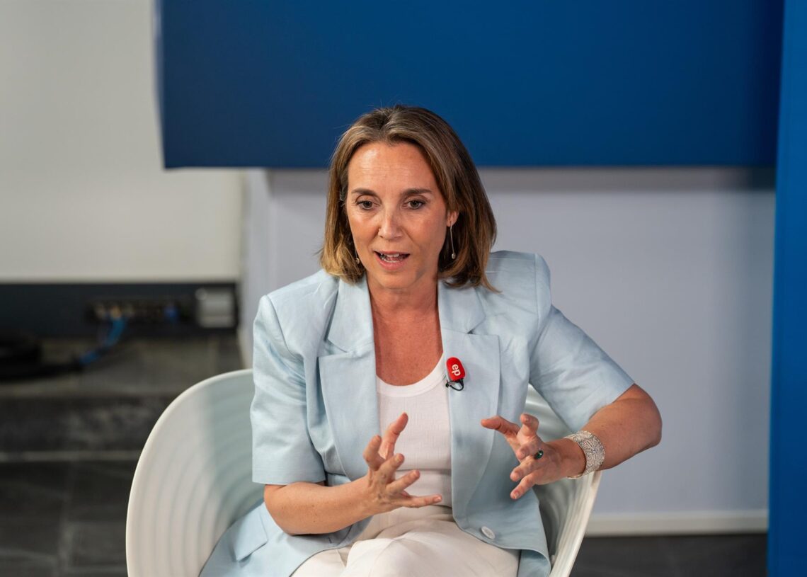 Archivo - La diputada del PP en el Congreso, Cuca Gamarra, durante una entrevista para Europa PressMatias Chiofalo - Europa Press - Archivo