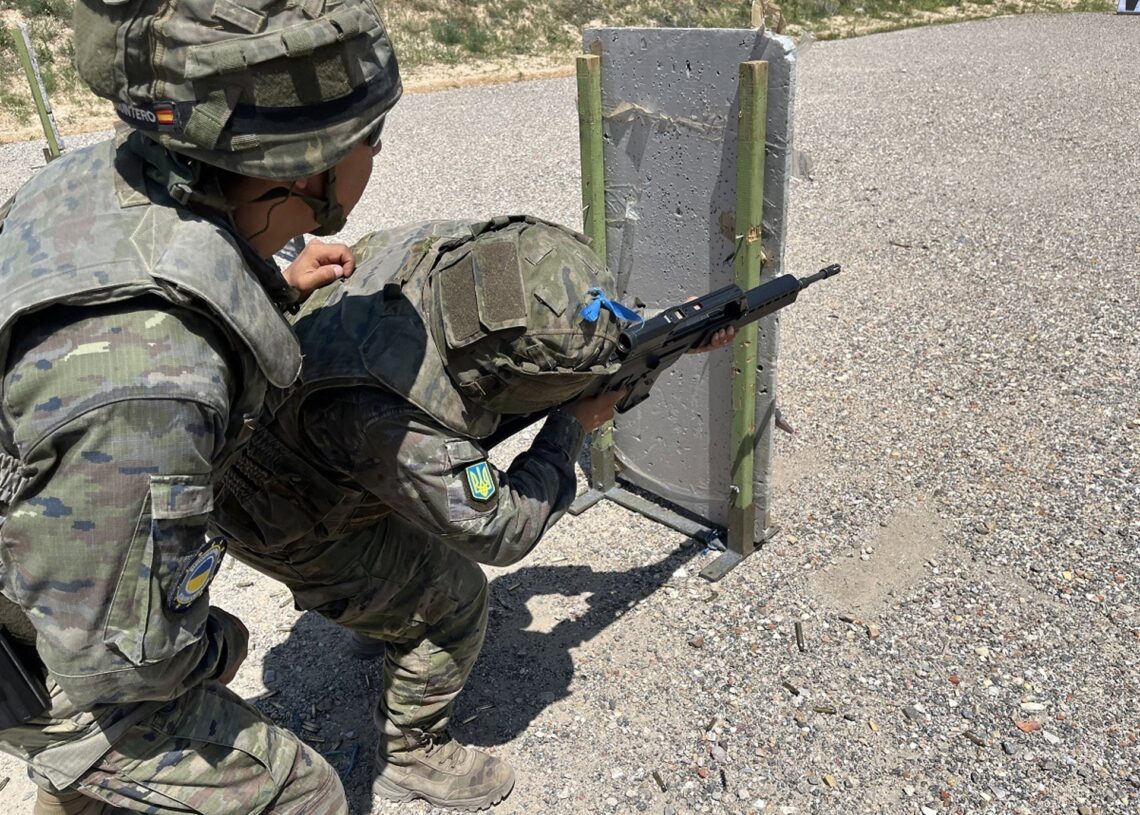 Las Fuerzas Armadas han formado a 8.000 militares ucranianos desde 2022.ESTADO MAYOR DE LA DEFENSA (EMAD)