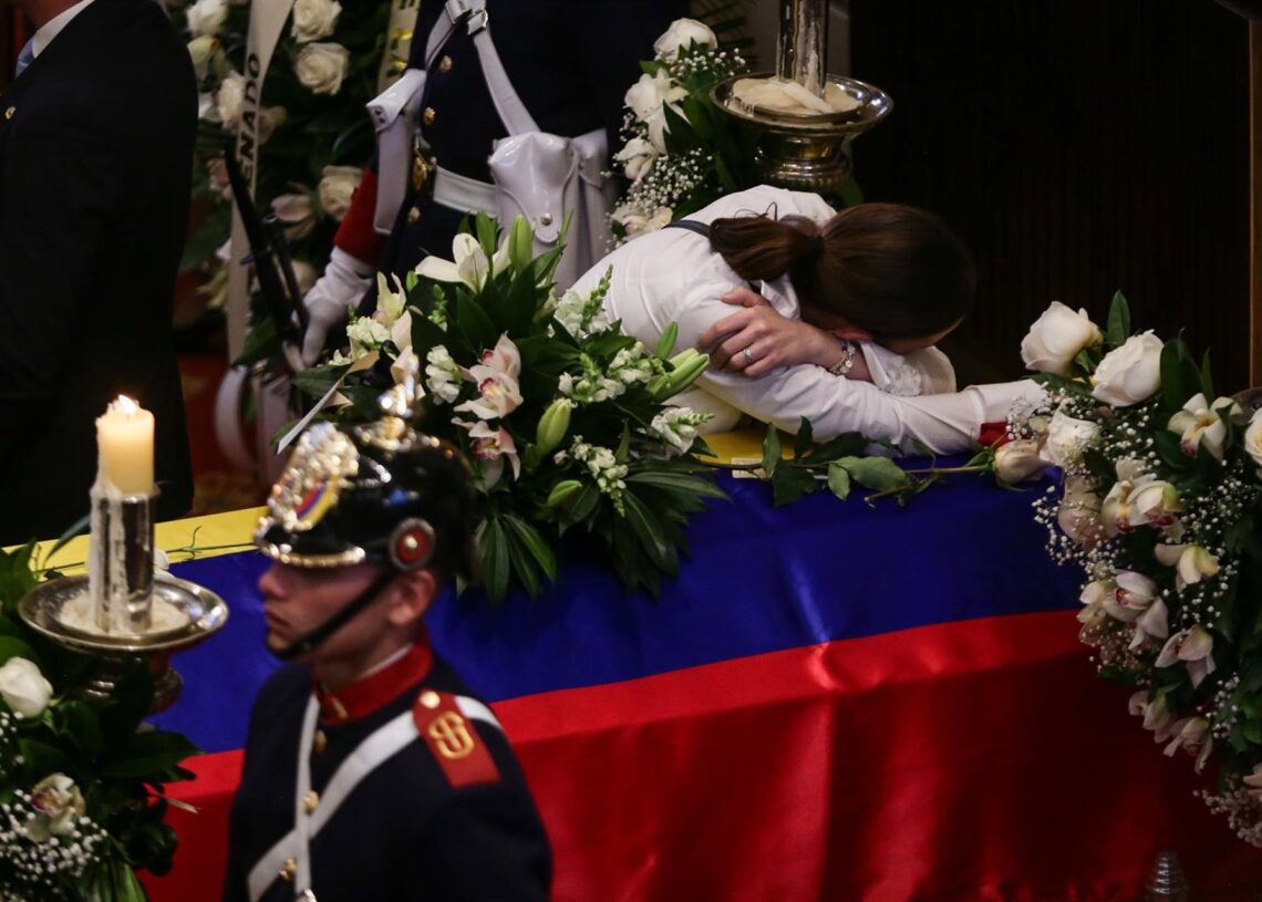 Capilla ardiente del senador colombiano Miguel Uribe, fallecido tras un tiroteoCatalina Olaya/colprensa/dpa