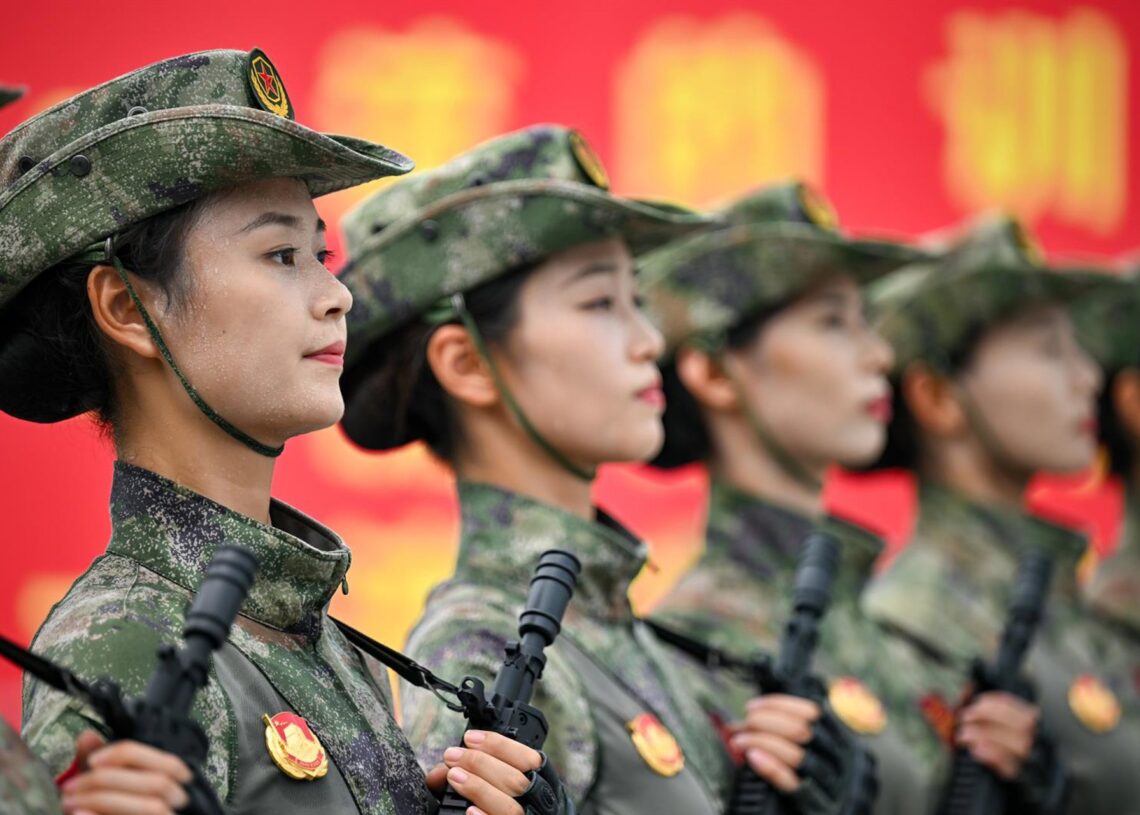 Militares chinos en un entrenamiento para el próximo desfile militar del Día de la Victoria en Pekín capital de ChinaEuropa Press/Contacto/Zhang Cheng