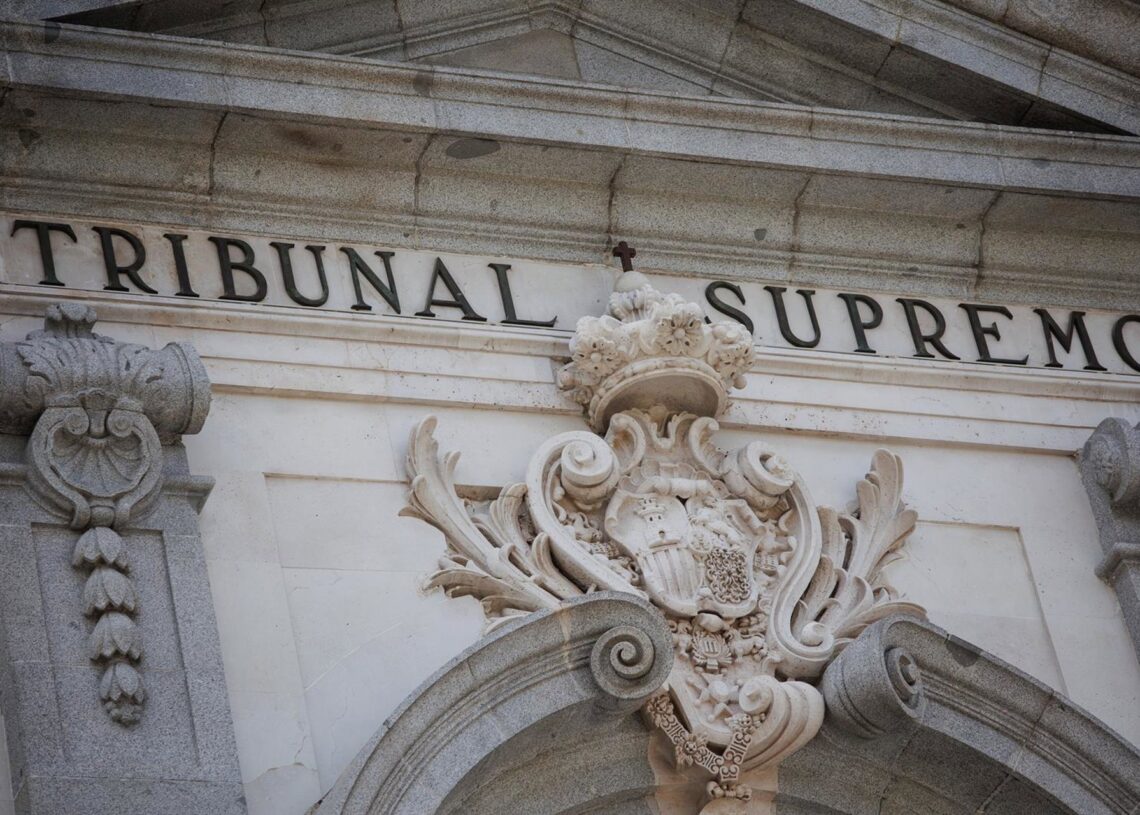 Archivo - Edificio del Tribunal Supremo donde tiene lugar el acto solemne de apertura del año judicial 2024/2025, a 5 de septiembre de 2024, en Madrid (España). Alejandro Martínez Vélez - Europa Press - Archivo
