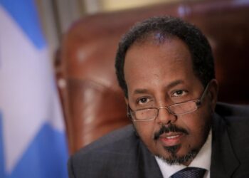 Archivo - El presidente de Somalia, Hasán Sheij Mohamud (archivo)STUART PRICE / ZUMA PRESS / CONTACTOPHOTO