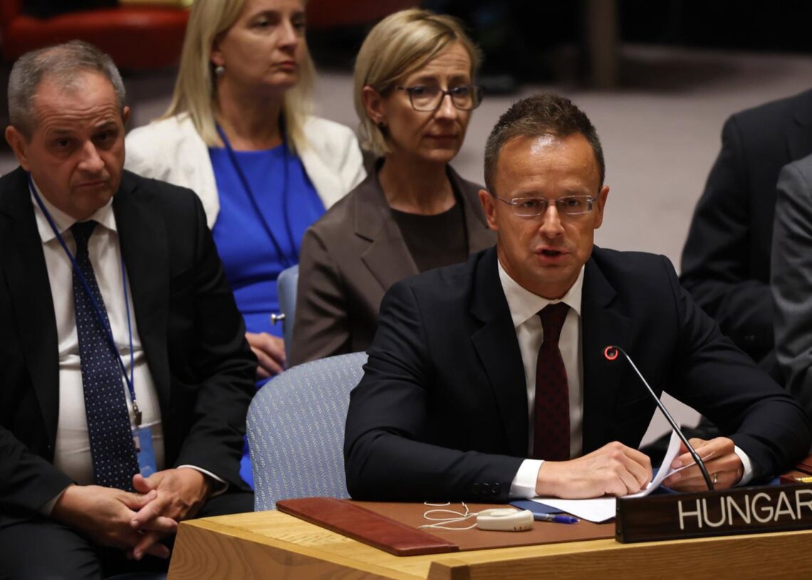 Archivo - Peter Szijjarto, ministro de Exteriores de Hungría.Europa Press/Contacto/Bianca Otero - Archivo