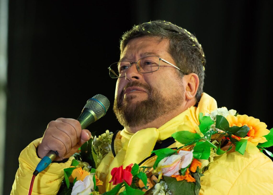 Samuel Doria Medina, excandidato a la Presidencia de Bolivia, durante un acto electoralRadoslaw Czajkowski/dpa