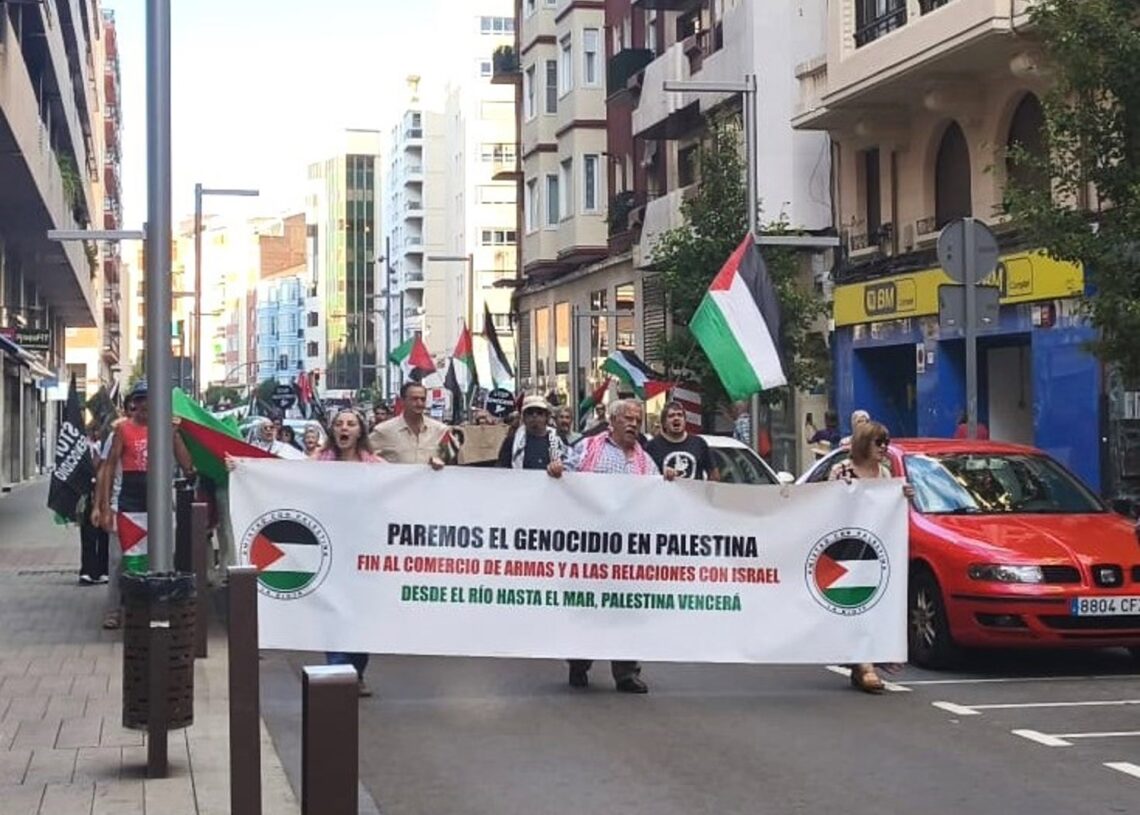 Logroño clama por el fin genocidio, la hambruna o los ataques a la prensa en Gaza y contra el silencio institucionalEUROPA PRESS