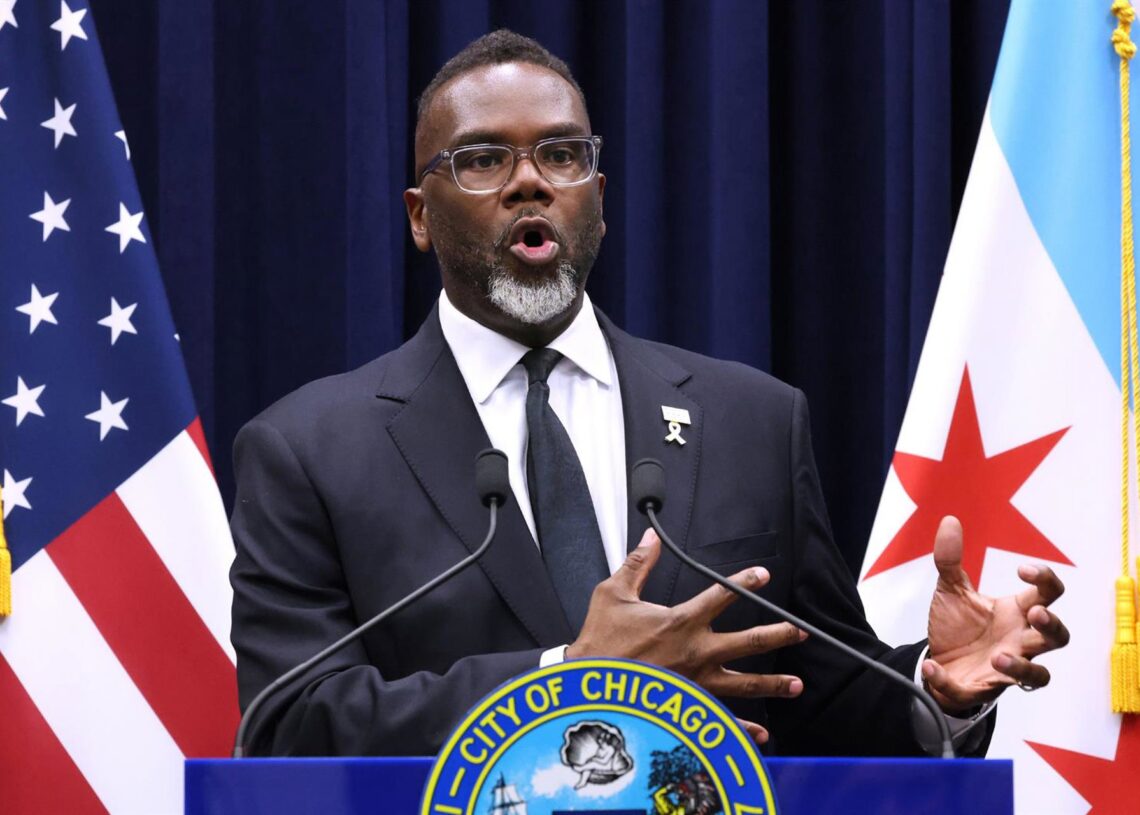 Archivo - El alcalde de Chicago, Brandon Johnson.Europa Press/Contacto/Terrence Antonio James