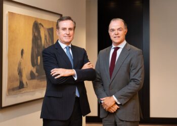 Archivo - José Couret, Senior Banker y Advisor de Grupo Lombard Odier, e Iván Basa, Director General de Lombard Odier España.LOMBARD ODIER - Archivo
