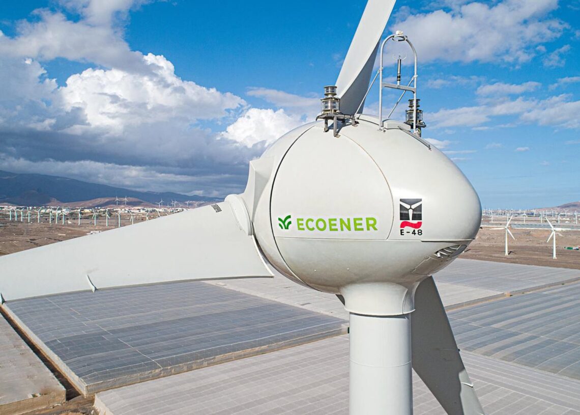 Archivo - Generador eólico de EcoenerECOENER - Archivo