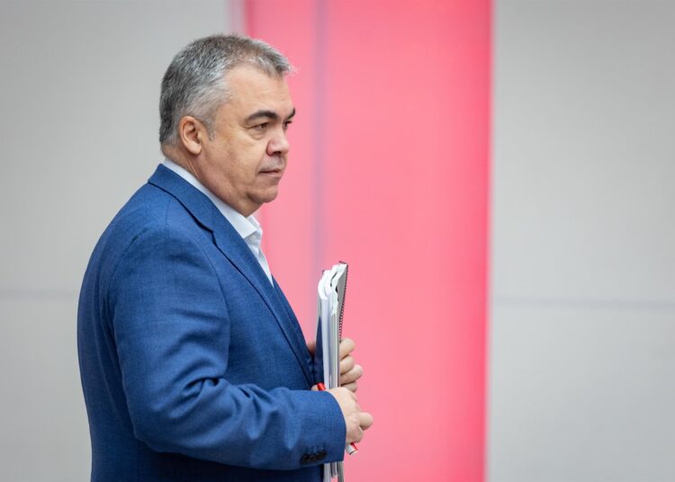 Archivo - El ex secretario de Organización del PSOE Santos Cerdán.PSOE - Archivo