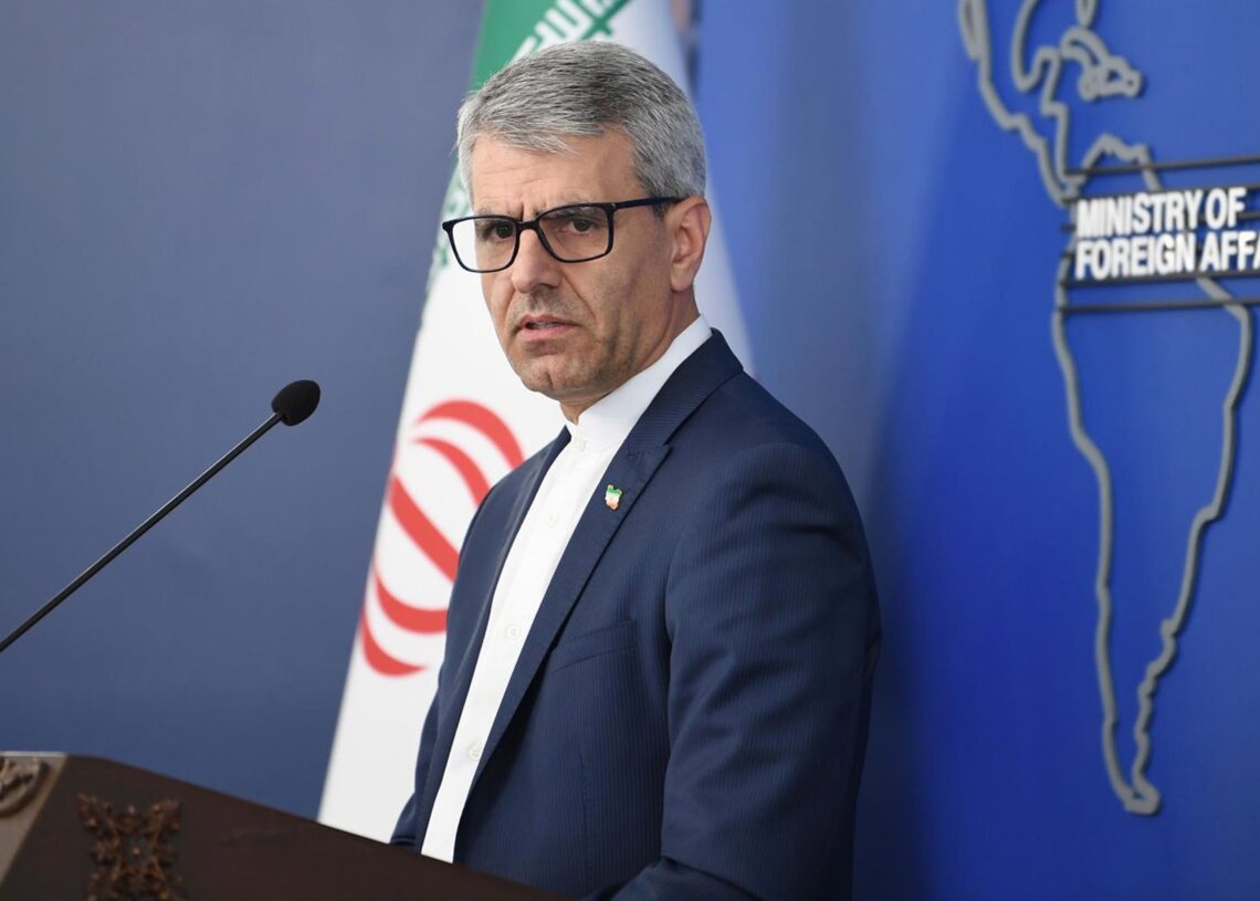 El portavoz del Ministerio de Exteriores de Irán, Esmaeil Baqaei, durante una rueda de prensa en la capital, Teherán (archivo)Europa Press/Contacto/Sha Dati
