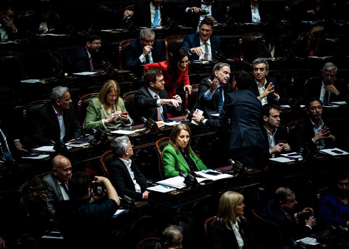 La Cámara de los Diputados argentina en la sesión plenaria en la que se han aprobado las leyes de financiamiento a las universidades y al hospital pediátrico GarrahanEuropa Press/Contacto/Daniella Fernandez Realin