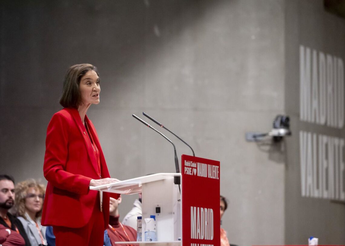 Archivo - La nueva secretaria general del PSOE Madrid Ciudad, Reyes Maroto.Alberto Ortega - Europa Press - Archivo