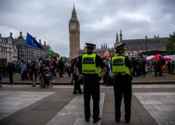 Despliegue policial junto a una manifestación en Londres, Reino UnidoEuropa Press/Contacto/Loredana Sangiuliano