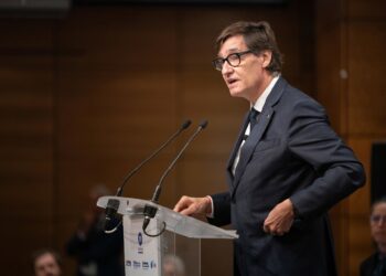 El presidente de la Generalitat, Salvador Illa, en Vitoria-GasteizIÑAKI BERASALUCE