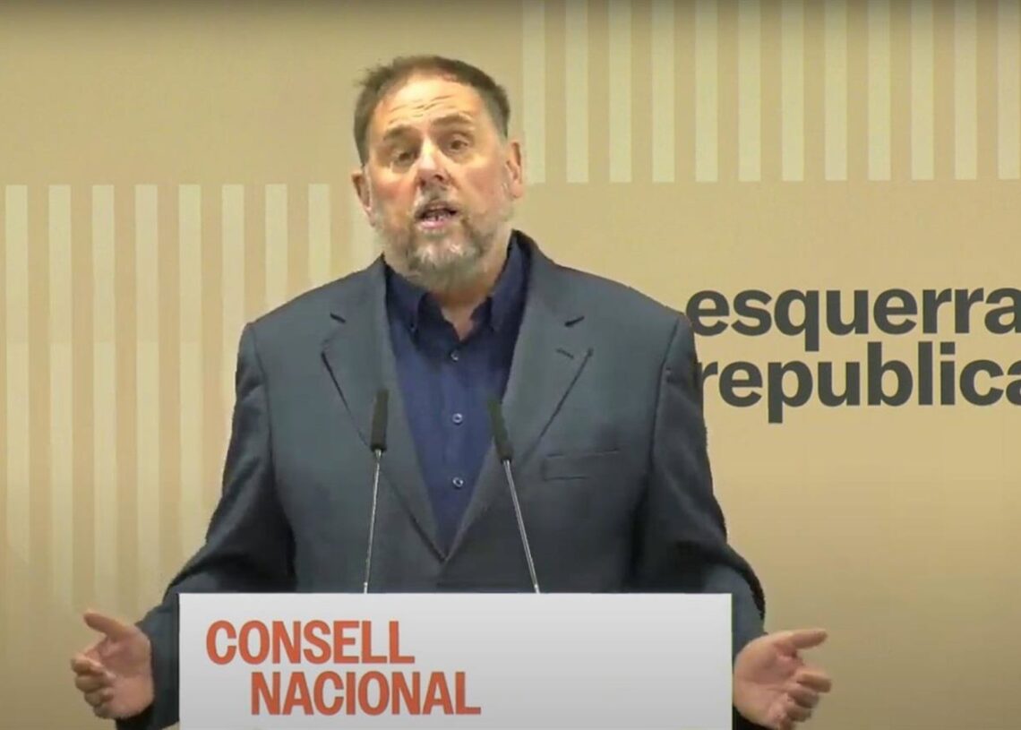 Junqueras en su discursoYOUTUBE ERC