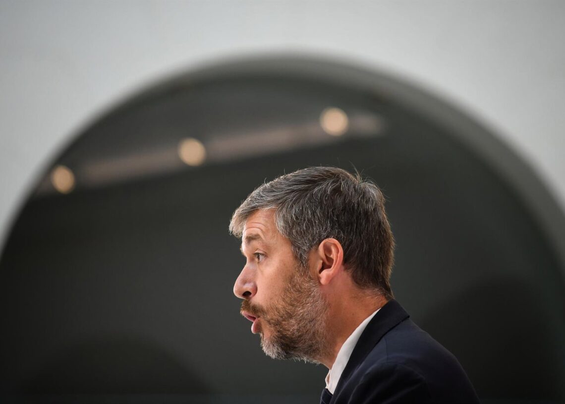 El consejero de Presidencia, Justicia y Administración Local, y portavoz del Gobierno autonómico, Miguel Ángel García Martín, durante una rueda de prensa tras la reunión del Consejo de Gobierno de la Comunidad de Madrid, en la Real Casa de Correos, a 10 dFernando Sánchez - Europa Press