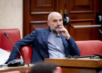 El diputado del BNG Néstor Rego, durante una comparecencia en el Congreso de los Diputados, a 5 de septiembre de 2025, en Madrid (España). A. Pérez Meca - Europa Press