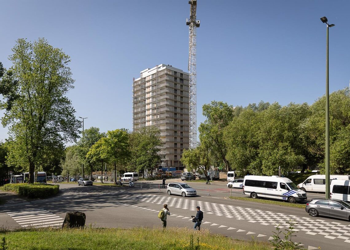 Archivo - Despliegue policial en el barrio de Anderlecht, en BruselasEuropa Press/Contacto/JAMES ARTHUR GEKIERE