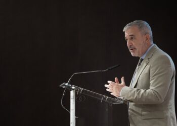 El alcalde de Barcerlona, Jaume Collboni, interviene durante la jornada de Europa Press 'Catalunya cap al futur', a 15 de septiembre de 2025, en Barcelona, Catalunya (España)David Zorrakino - Europa Press