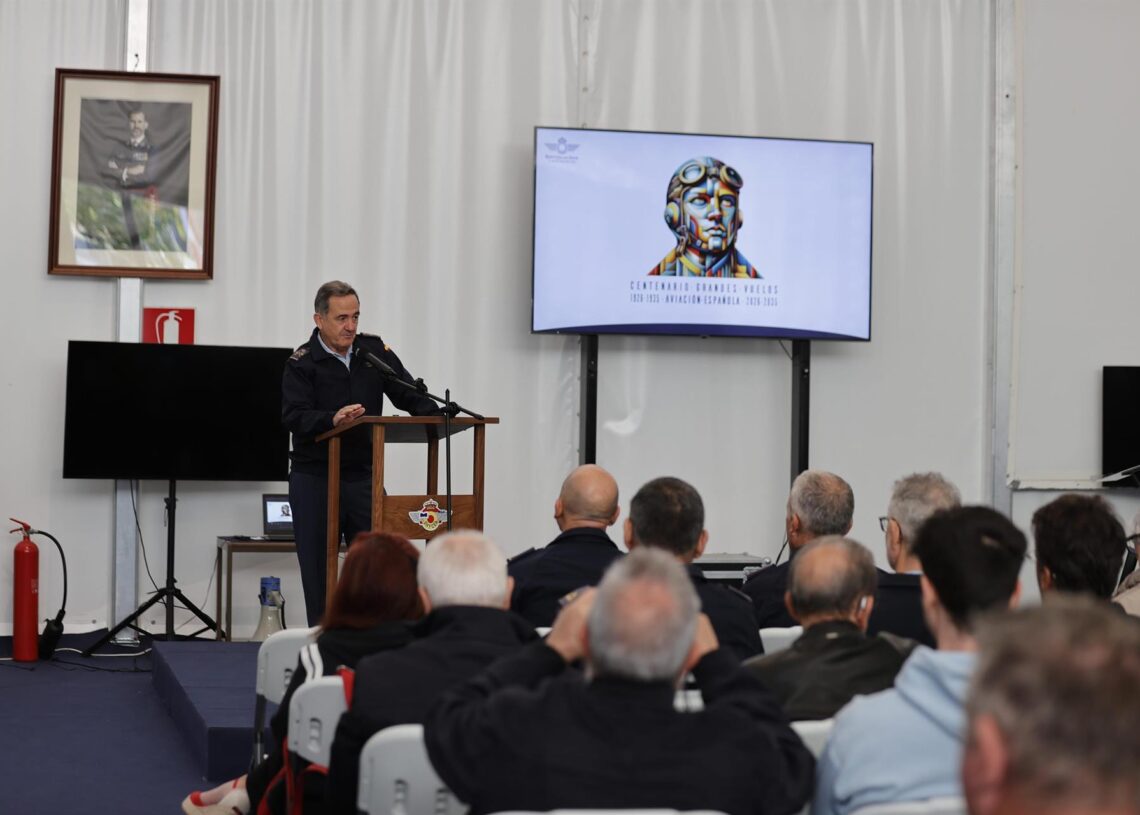El Ejército del Aire presenta los actos para conmemorar el Centenario de los Grandes Vuelos de la Aviación Española.EJÉRCITO DEL AIRE