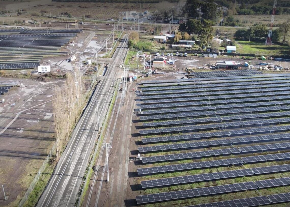Archivo - Parque fotovoltaico Renaico de Enerside en Chile.ENERSIDE - Archivo