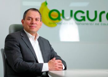 Archivo - El presidente de la Asociación de Bananeros de Colombia, Emerson Aguirre.AUGURA - Archivo