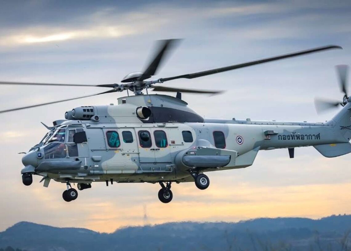 Helicóptero H225 'Multi-Role de la Fuerza Aérea Tailandesa.AIRBUS HELICOPTERS