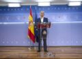 El portavoz adjunto y diputado de Sumar en el Congreso, Enrique Santiago, durante una rueda de prensa, en el Congreso de los Diputados, a 12 de septiembre de 2025, en Madrid (España). Jesús Hellín - Europa Press