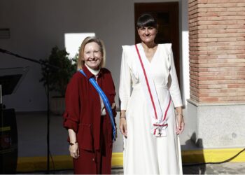 Archivo - De izquierda a derecha: la secretaria de Estado de Defensa, Amparo Valcarce, y la secretaria de Estado de Digitalización e Inteligencia Artificial, María González Veracruz, en Murcia, a 26 de septiembre de 2025.MINISTERIO PARA LA TRANSFORMACIÓN DIGITAL