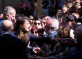 La Princesa Leonor, junto al Rey Felipe VI, este viernes durante su visita a la localidad de Viana, que da título al Principado de Viana.EDUARDO SANZ-EUROPA PRESS