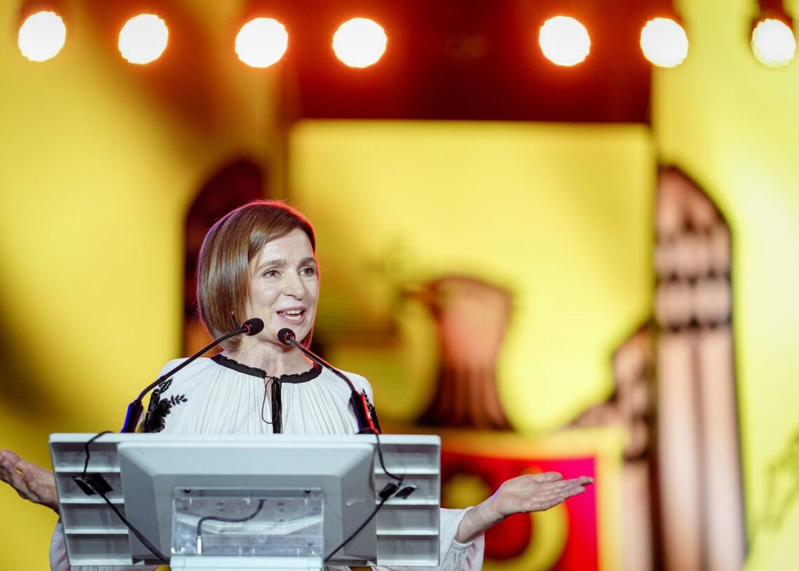 Maia Sandu, presidenta de Moldavia.Kay Nietfeld/dpa