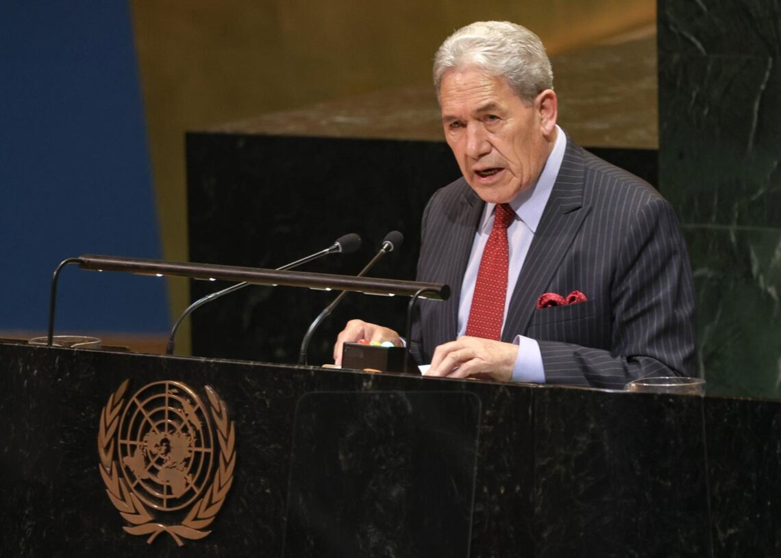El ministro de Relaciones Exteriores de Nueva Zelanda, Winston PetersEuropa Press/Contacto/Bianca Otero