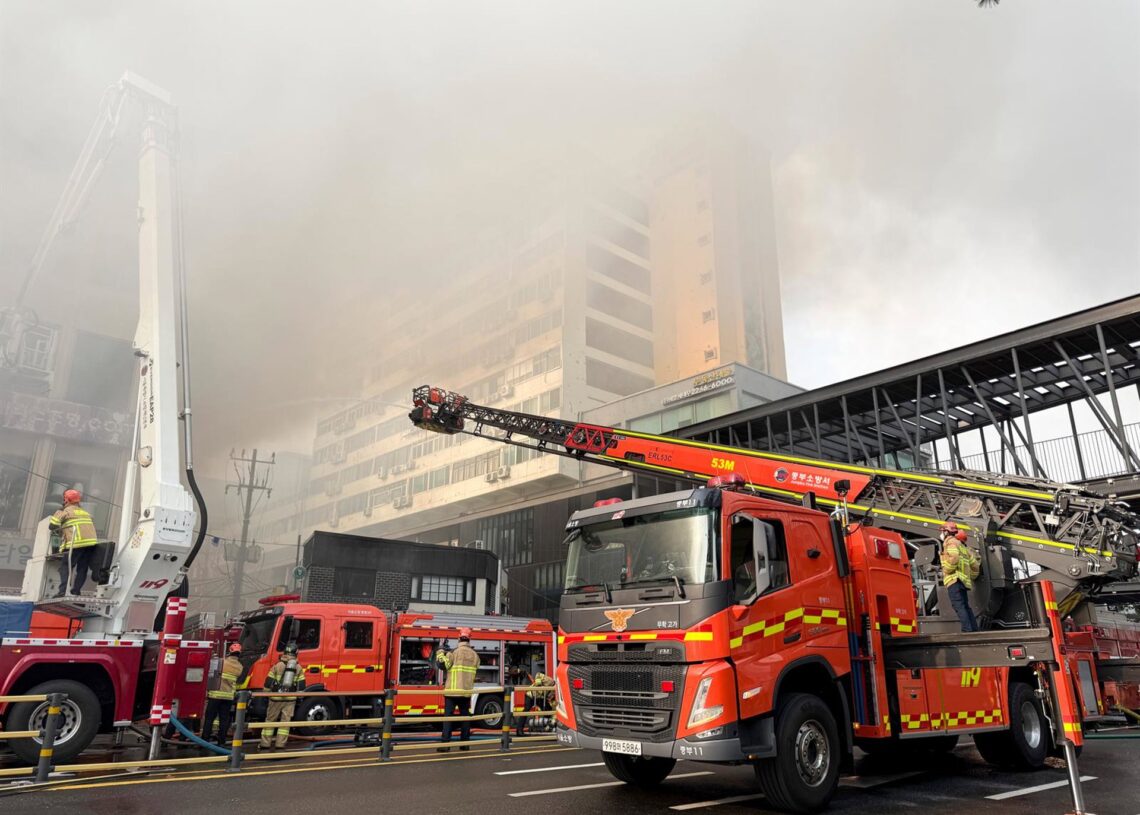 Archivo - Incendio en Corea del Sur (archivo).Europa Press/Contacto/Huang Xinxin - Archivo