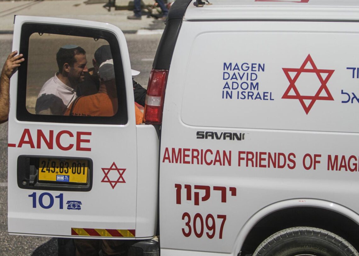Archivo - Una ambulancia israelí en Cisjordania (archivo)Nasser Ishtayeh/Sopa Images Via / Dpa - Archivo