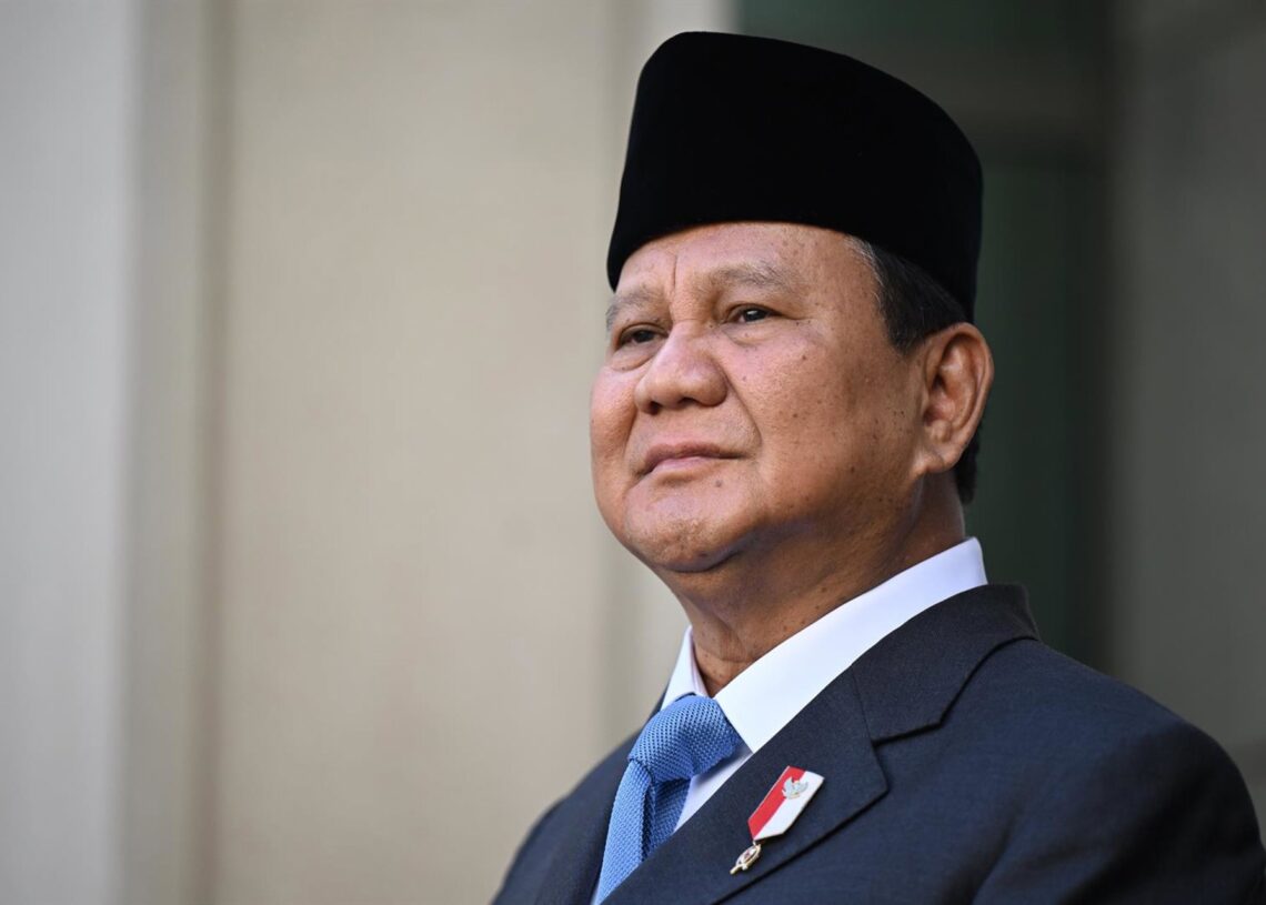 Archivo - El presidente de Indonesia, Prabowo Subianto (archivo)Lukas Coch/AAP/dpa - Archivo